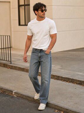 Calvin Klein Jeans Men's Slim Boot Cut Jeans Size 33 Medium Wash